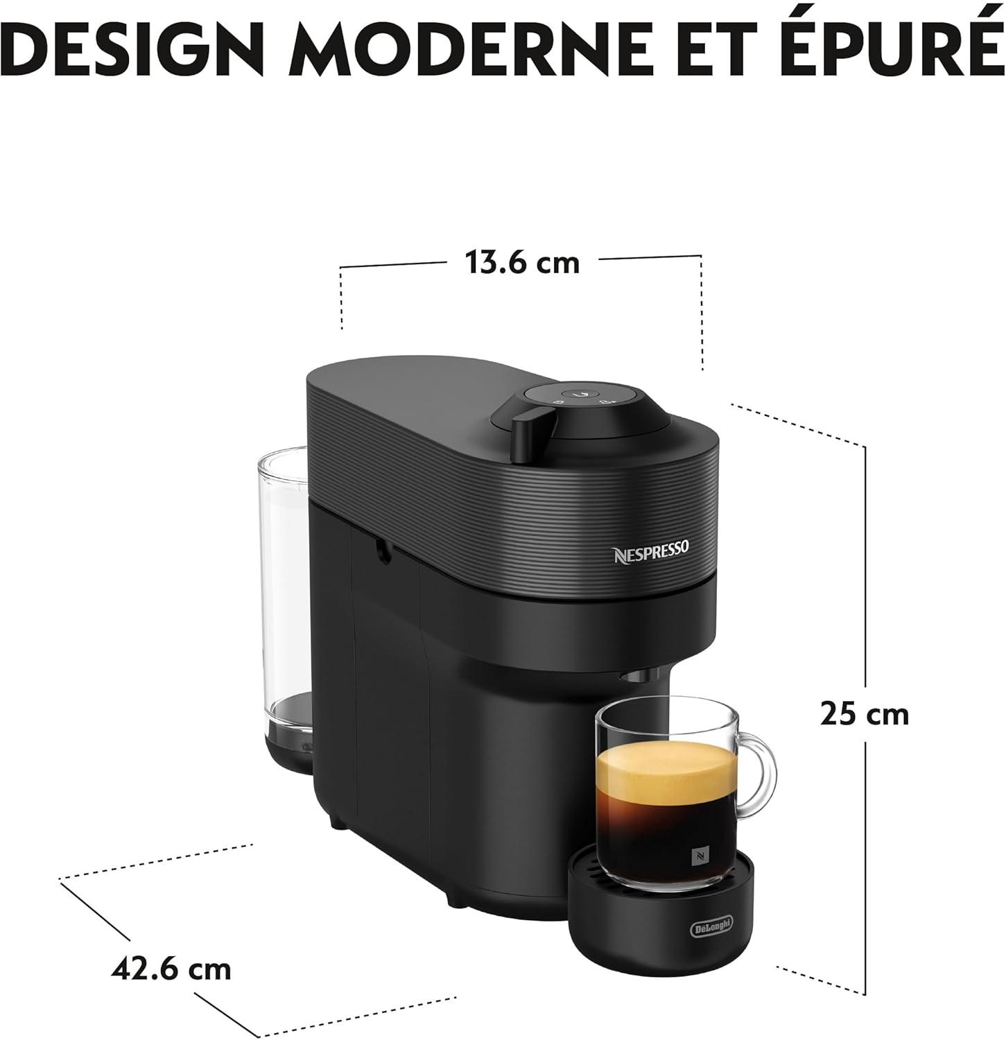 image:imageNespresso Machine caf Vertuo Pop Noir Delonghi ENV90BNoir