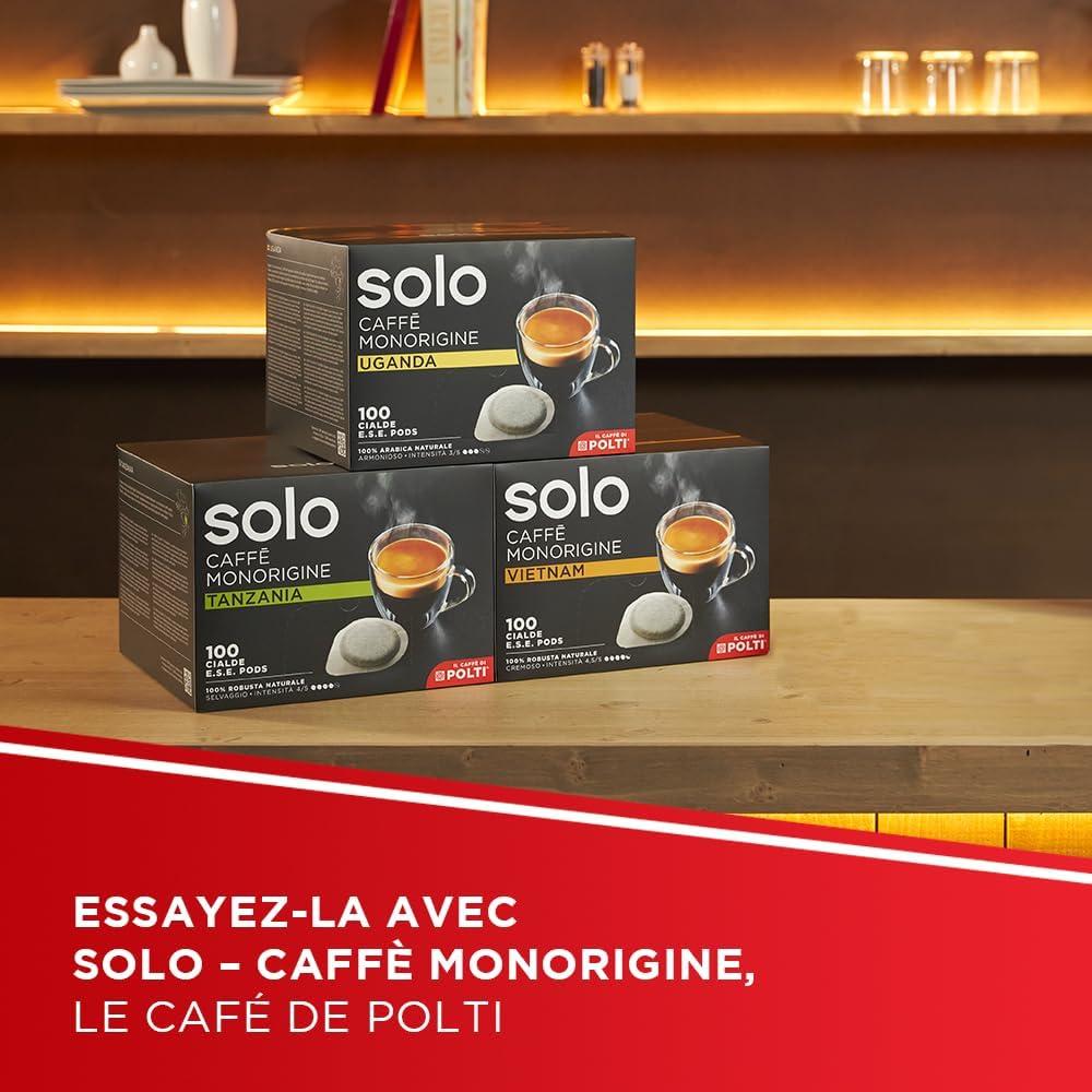 image:imagePolti Coffea S15B Machine Caf Espresso Compatible avec Dosettes ESE 44 mm Rservoir 085 L Temprature et Longueur Rglables Pression 19 Bars NoireCrme