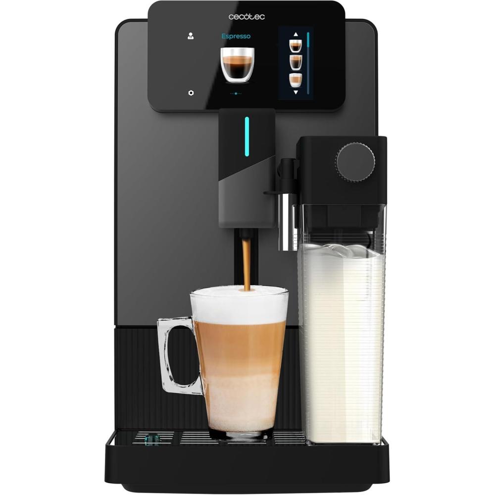 image:imageCecotec Machine Caf Expresso Superautomatique Cremmaet Latte Art 1500W 19 Bars Thermoblock 6 Boissons Rservoir de Caf 150g Moulin Conique AutoNettoyage Rservoir dEau 11L et Lait 400mlCremmaet Latte Touch